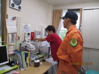 消防避難訓練（平成２７年6月１６日）