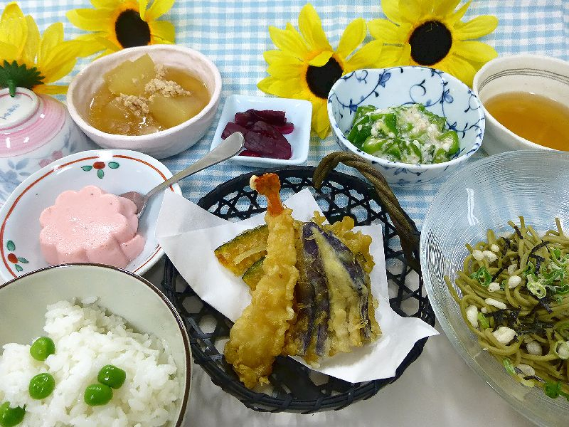 夏野菜の天ぷら盛り合わせ！！